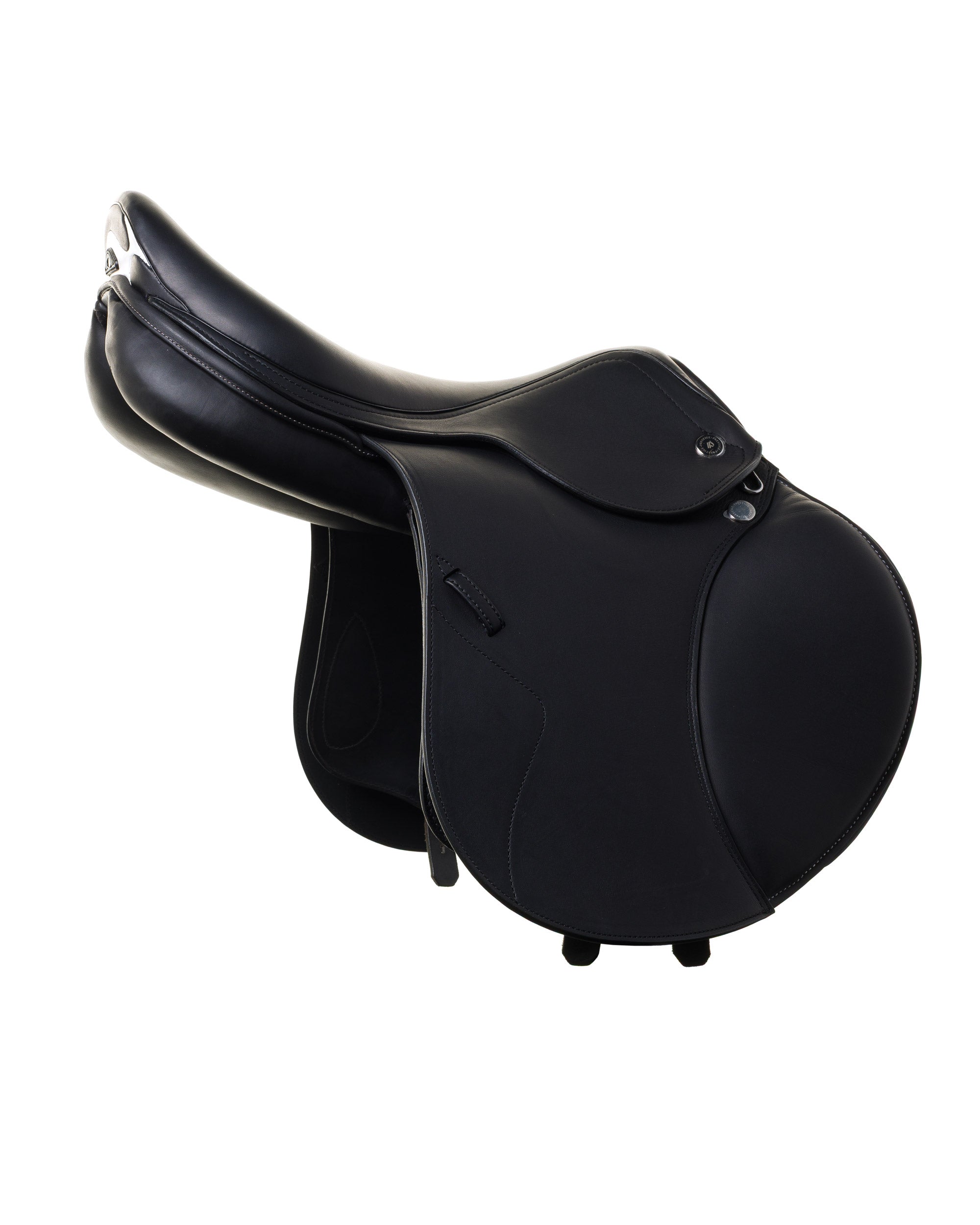 PRESTIGE ITALY VENUS K NEW 17S/33 BLACK USED DRESSAGE SADDLE