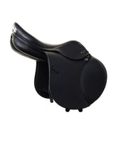 PRESTIGE ITALY VENUS K NEW 17S/33 BLACK USED DRESSAGE SADDLE
