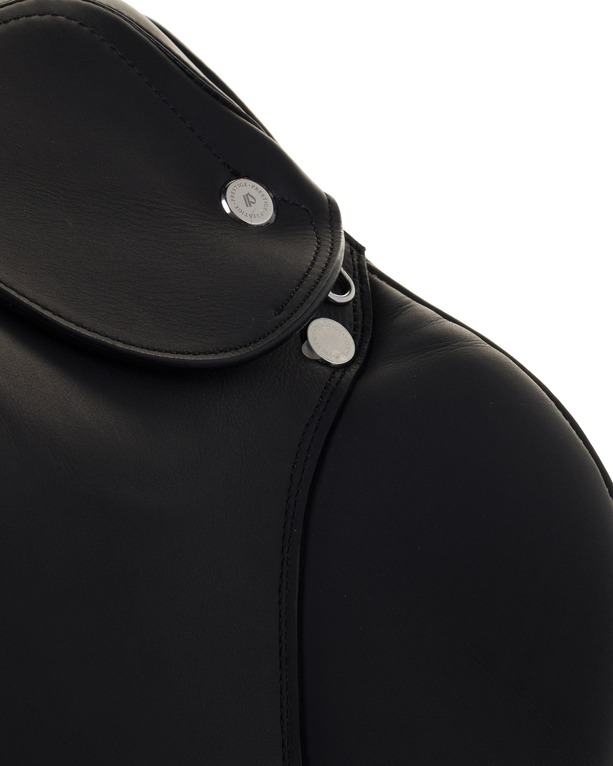 PRESTIGE ITALY VENUS K NEW 17S/33 BLACK USED DRESSAGE SADDLE