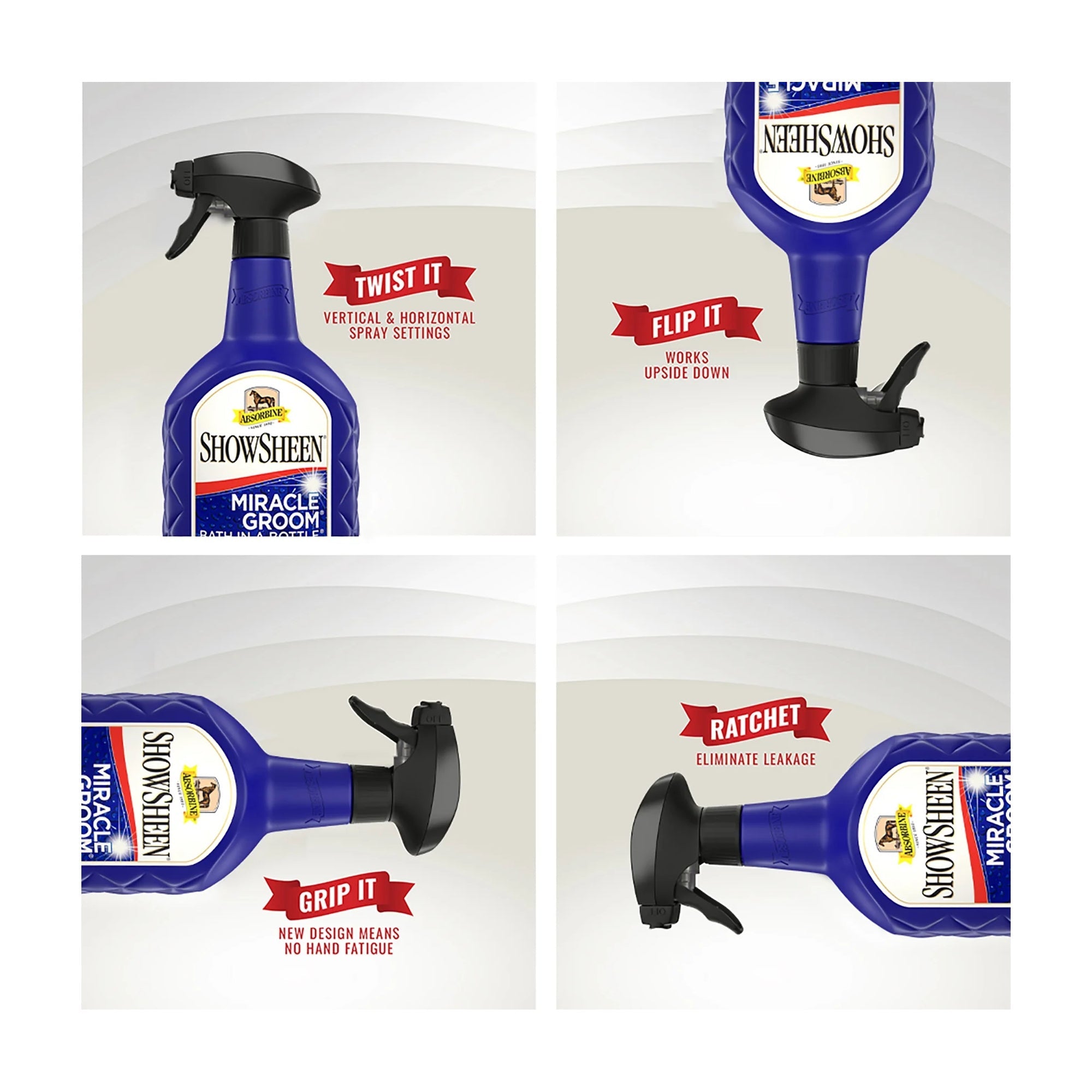 ABSORBINE PREPARAT DO SIERŚCI SHOWSHEEN MIRACLE GROOM 946 ML - Absorbine Equishop
