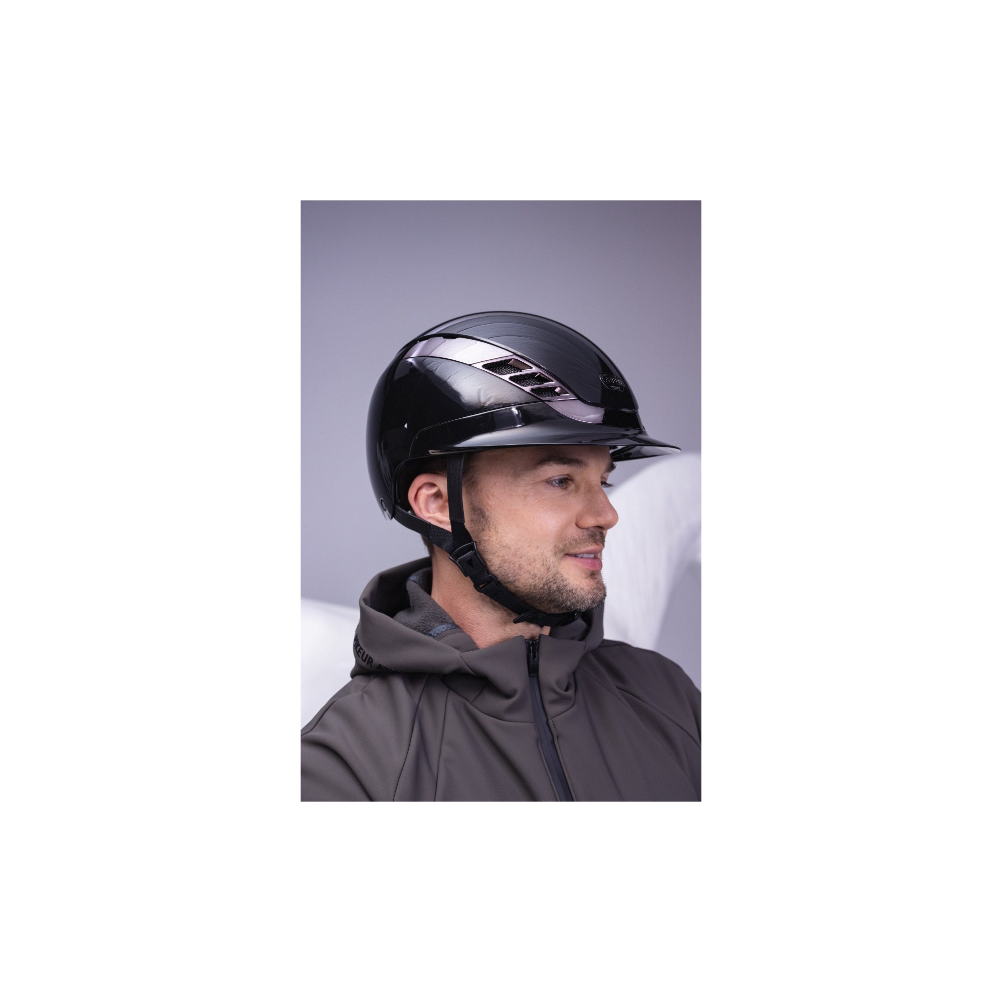 ABUS PIKEUR KASK JEŹDZIECKI AIRLUXE CHROME