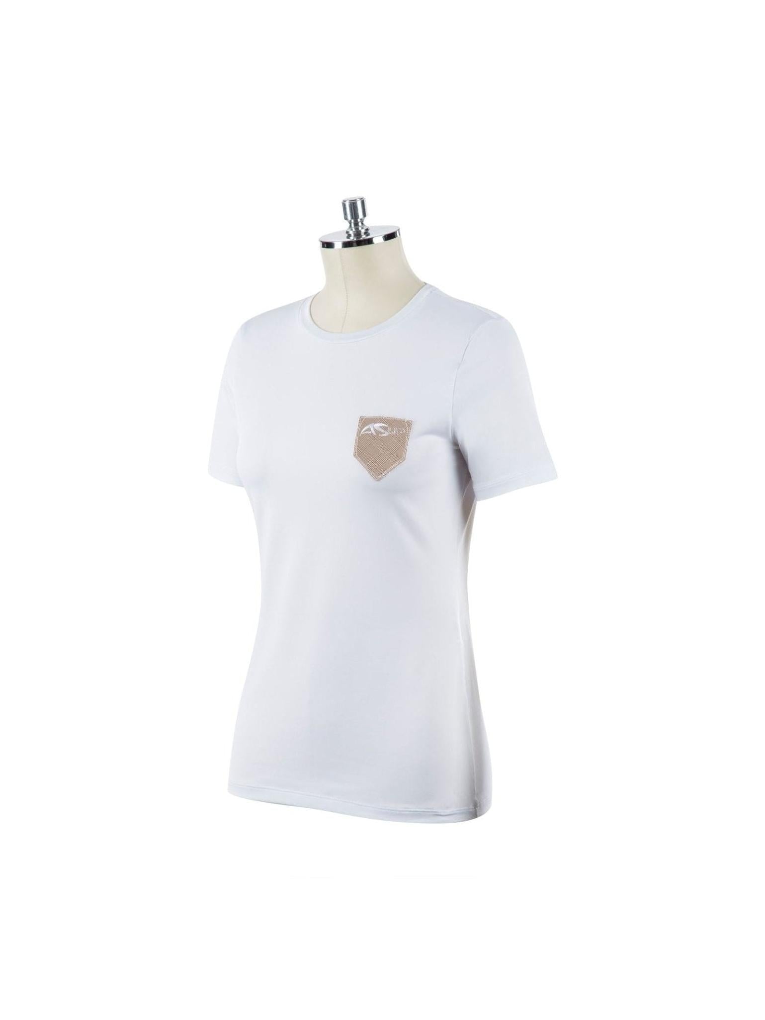 ANNA SCARPATI FELLET T - SHIRT JEŹDZIECKI Z KIESZONKĄ DAMSKI - Anna Scarpati Equishop
