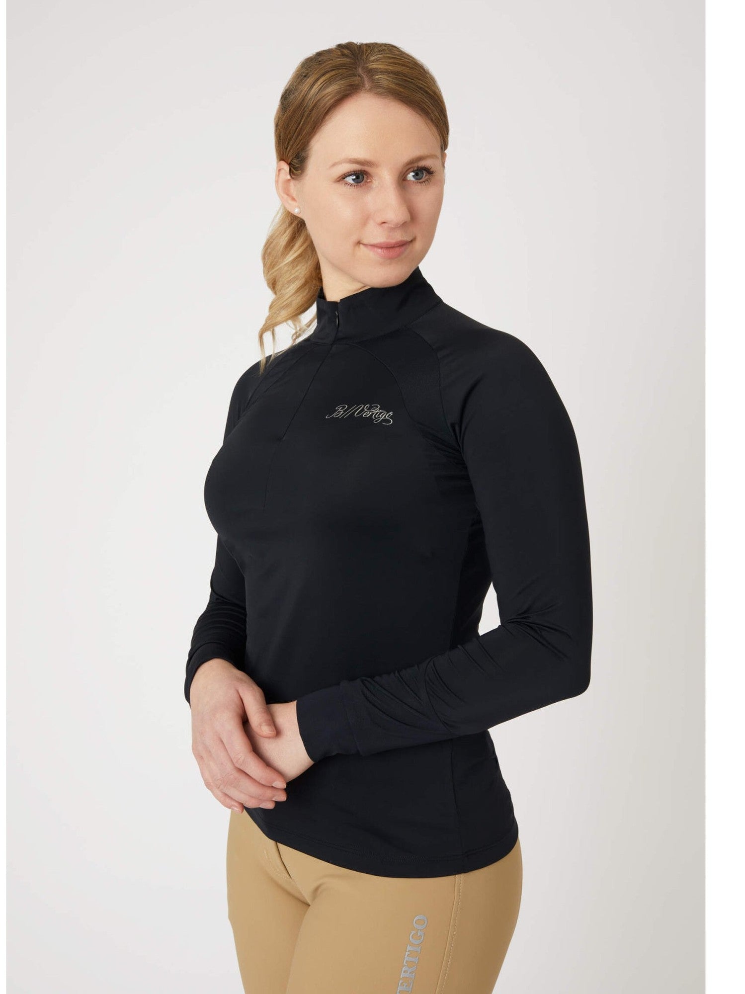 B VERTIGO NANCY WOMEN'S EQUESTRIAN TRAINING SHIRT WITH LONG SLEEVES