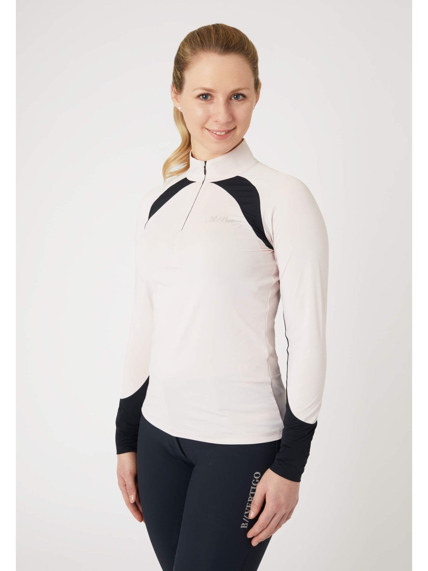 B VERTIGO NANCY WOMEN'S EQUESTRIAN TRAINING SHIRT WITH LONG SLEEVES