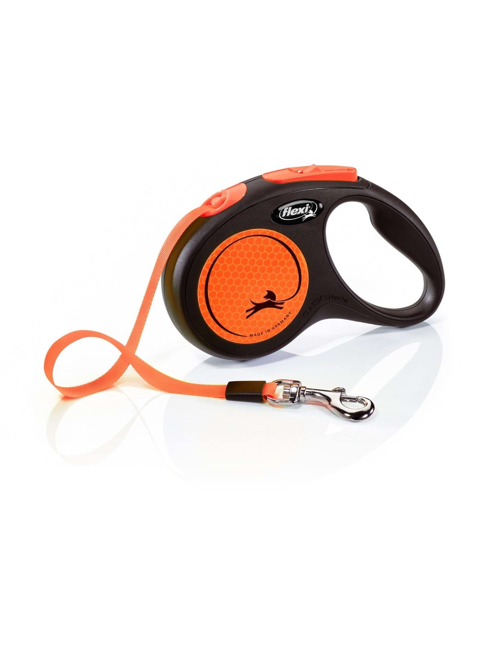 CAN AGRI SMYCZ DLA PSA FLEXI CLASSIC NEON POMARAŃCZOWA ROZMIAR M