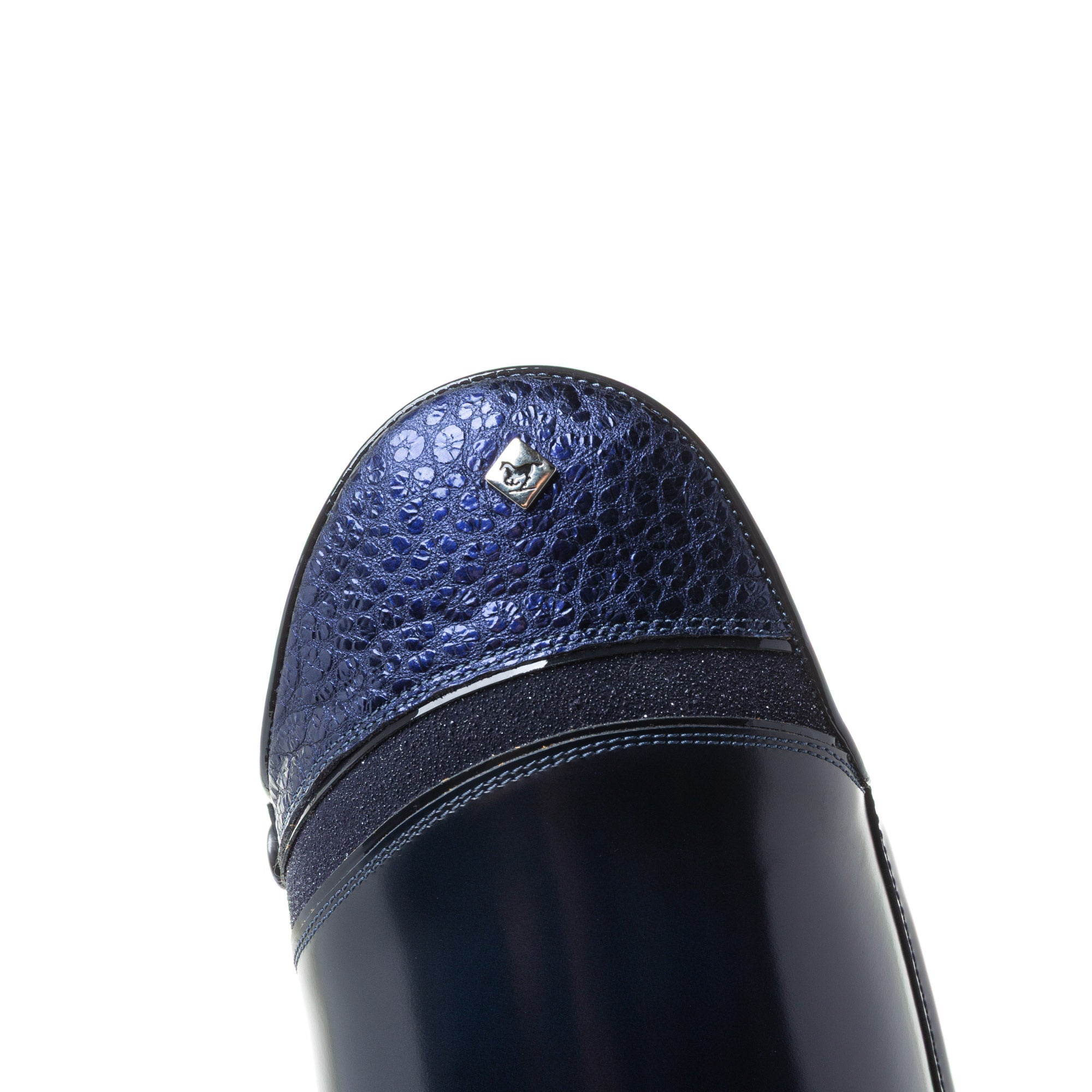 DENIRO BELLINI OFICERKI LUNA BLUE CUSTOM GRANATOWE - DeNiro Equishop