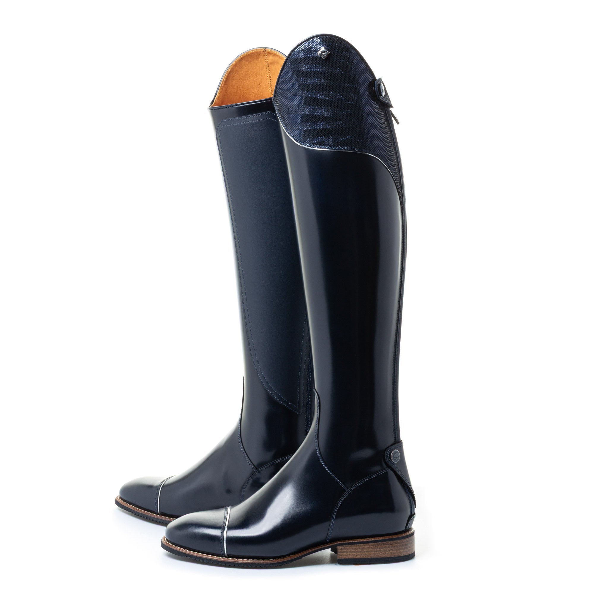 DENIRO S2601 OFICERKI CLEOPATRA CUSTOM GRANATOWE - DeNiro Equishop