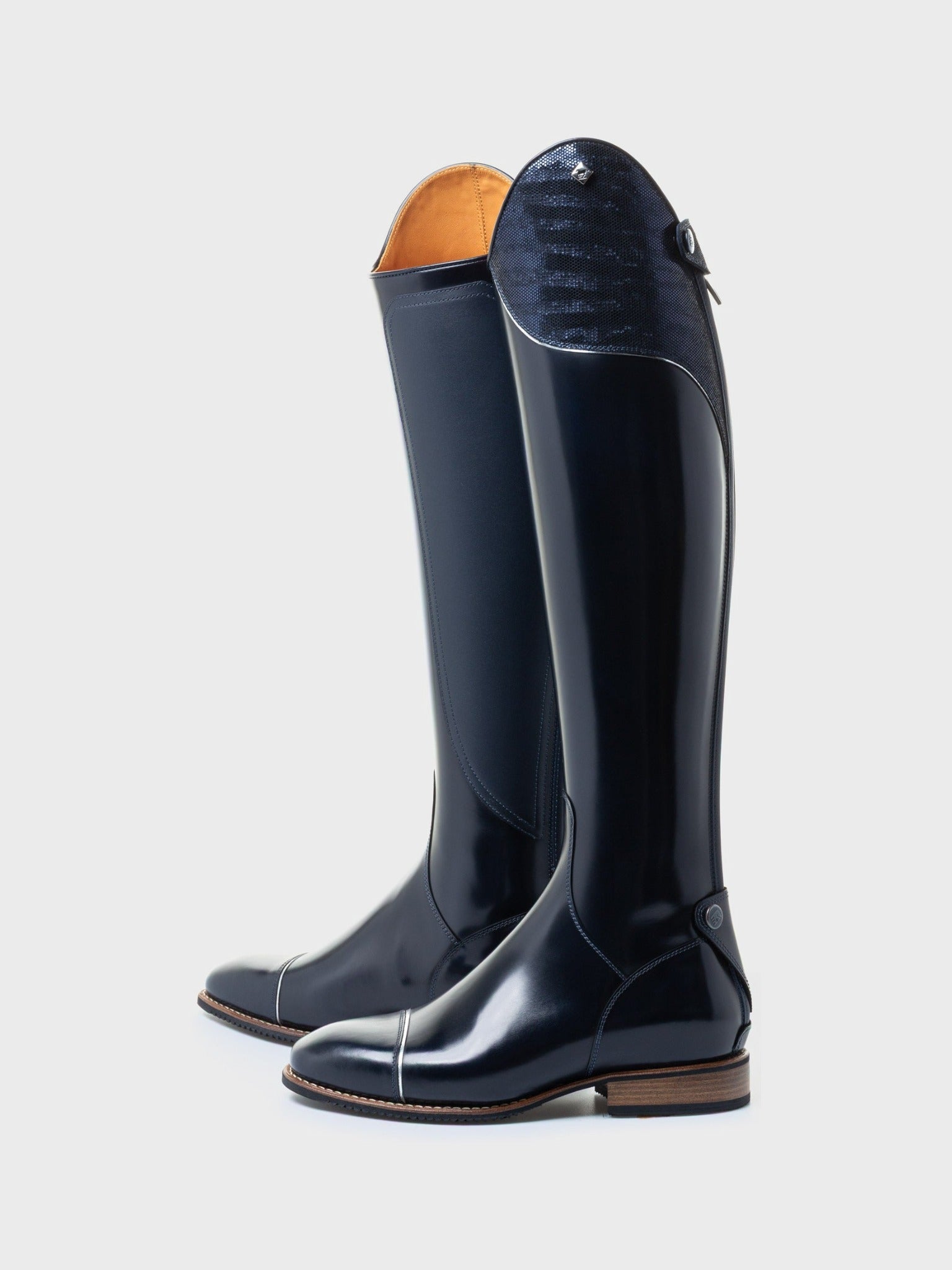 DENIRO S2601 OFICERKI CLEOPATRA CUSTOM GRANATOWE - DeNiro Equishop