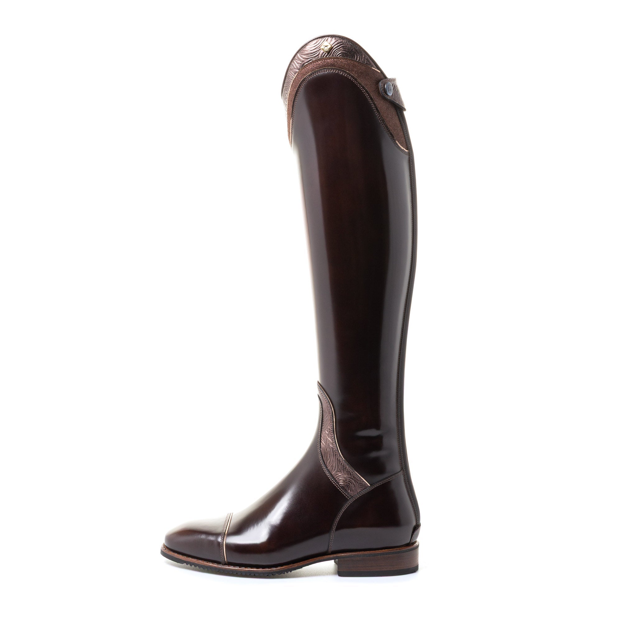 DENIRO S2601 OFICERKI DUNE ROSETO CUSTOM BRĄZOWE - DeNiro Equishop