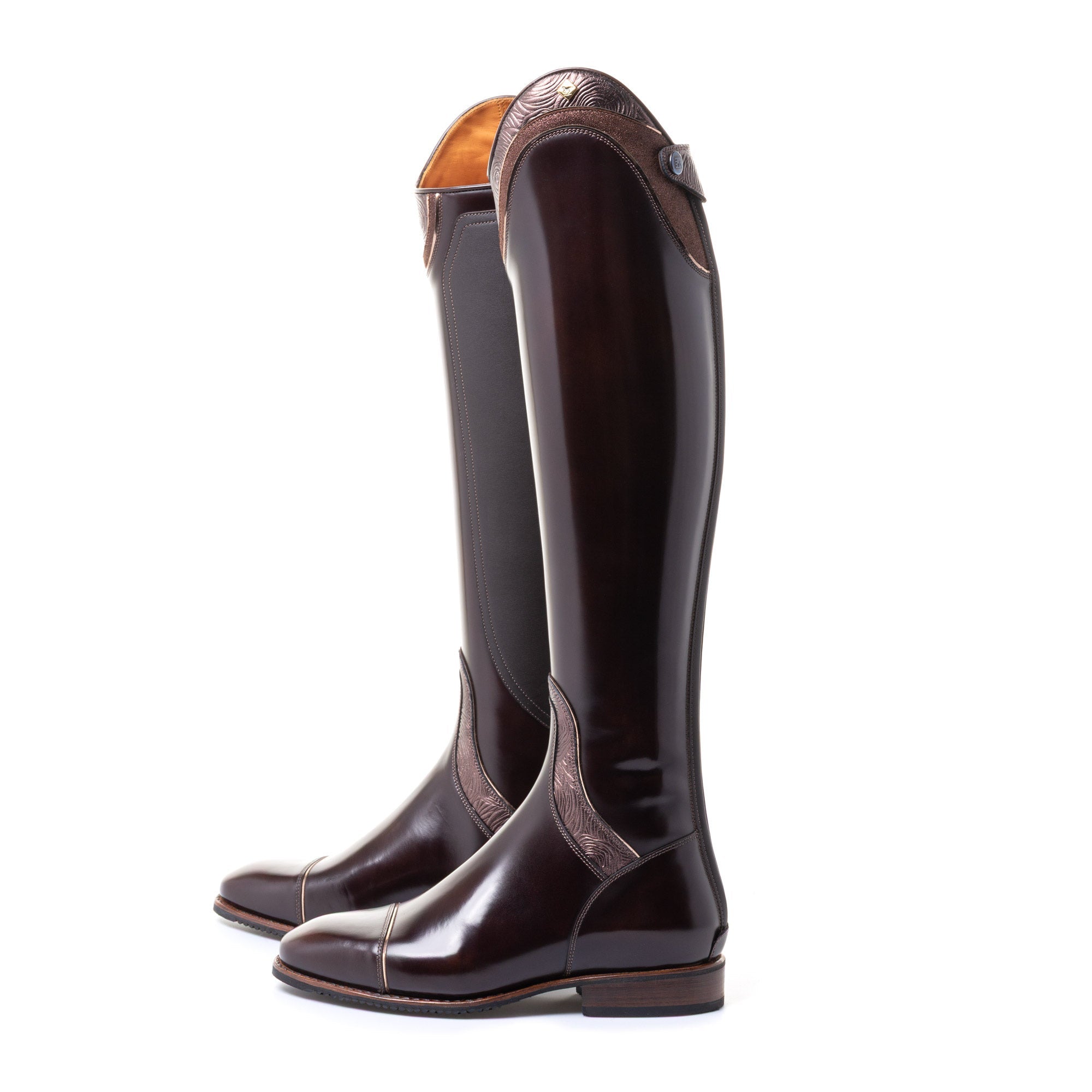 DENIRO S2601 OFICERKI DUNE ROSETO CUSTOM BRĄZOWE - DeNiro Equishop