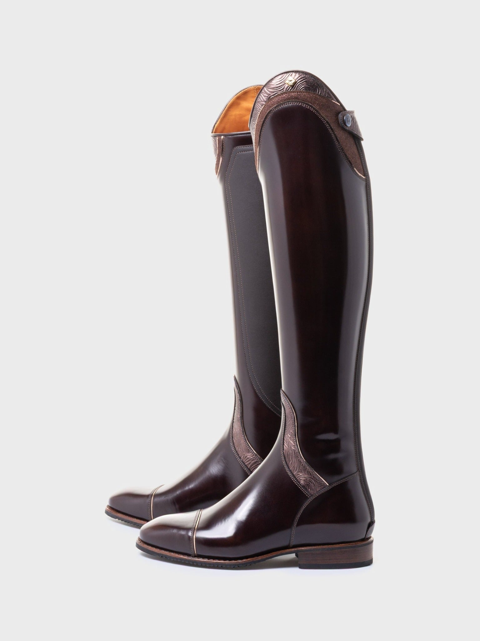 DENIRO S2601 OFICERKI DUNE ROSETO CUSTOM BRĄZOWE - DeNiro Equishop