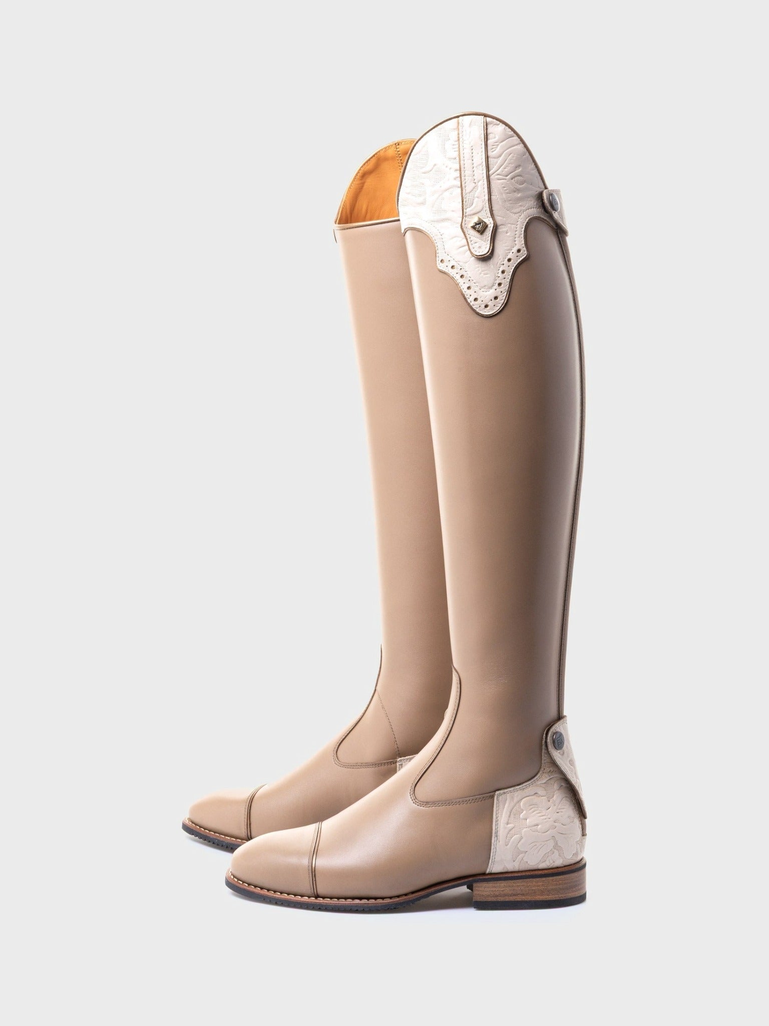 DENIRO S3601 OFICERKI AMERICA CUSTOM BEŻOWE - DeNiro Equishop