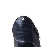 DENIRO S2601 OFICERKI CLEOPATRA CUSTOM GRANATOWE