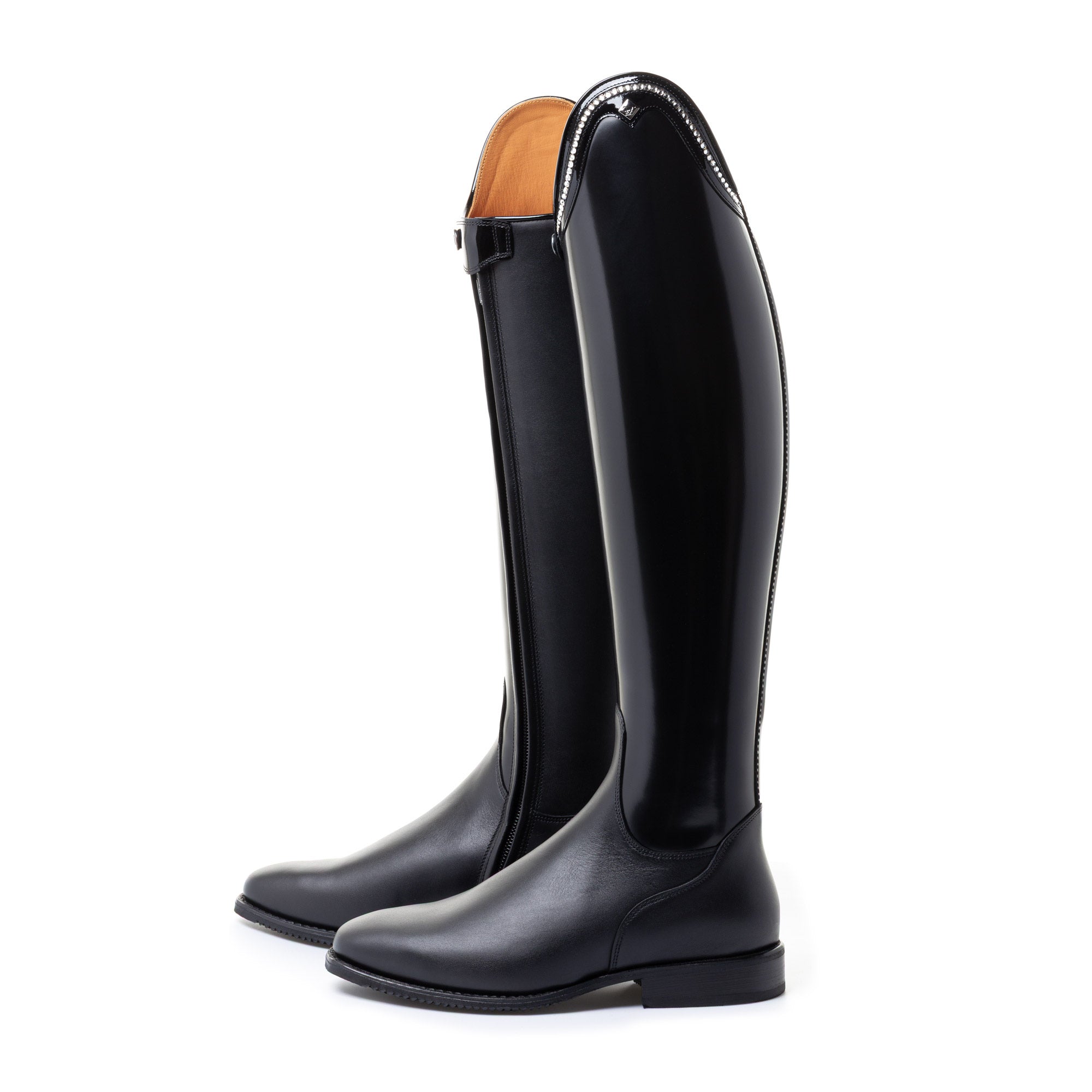 DENIRO UJEŻDŻENIOWE OFICERKI JEŹDZIECKIE BELLINI LUX EDITION CZARNE