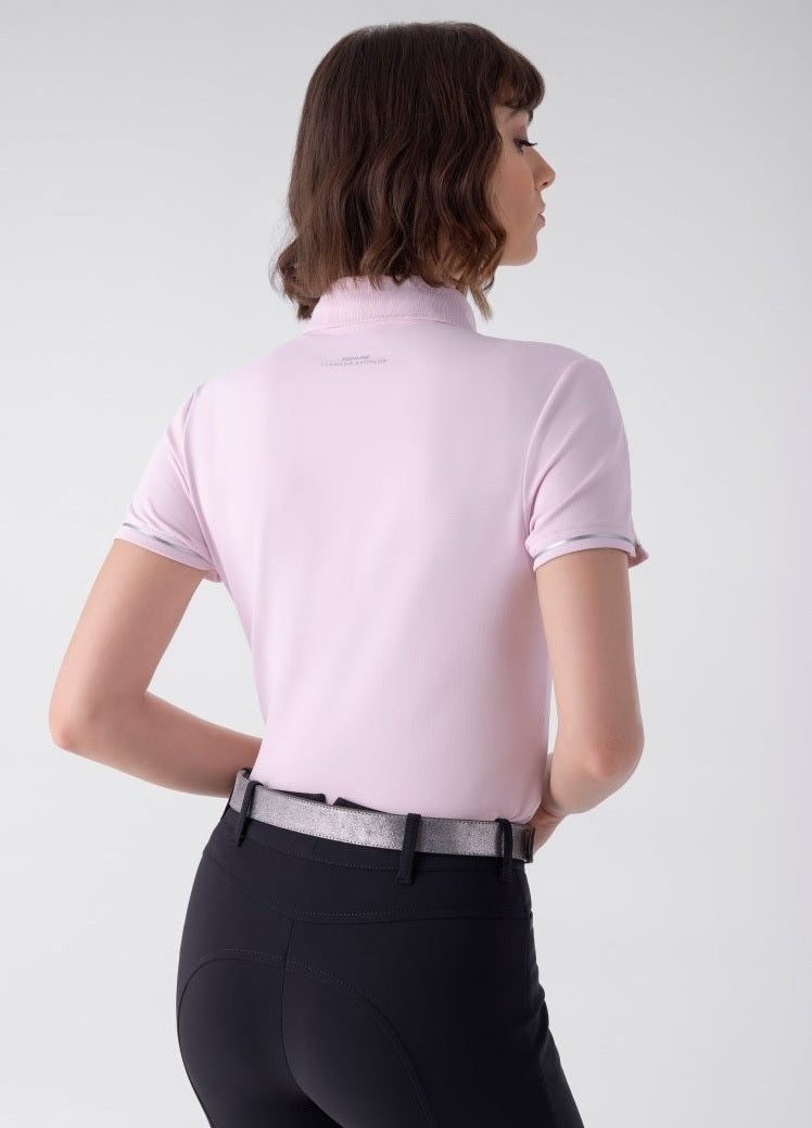 EQUILINE GASLEG JEŹDZIECKA KOSZULKA POLO GLAMOUR DAMSKA