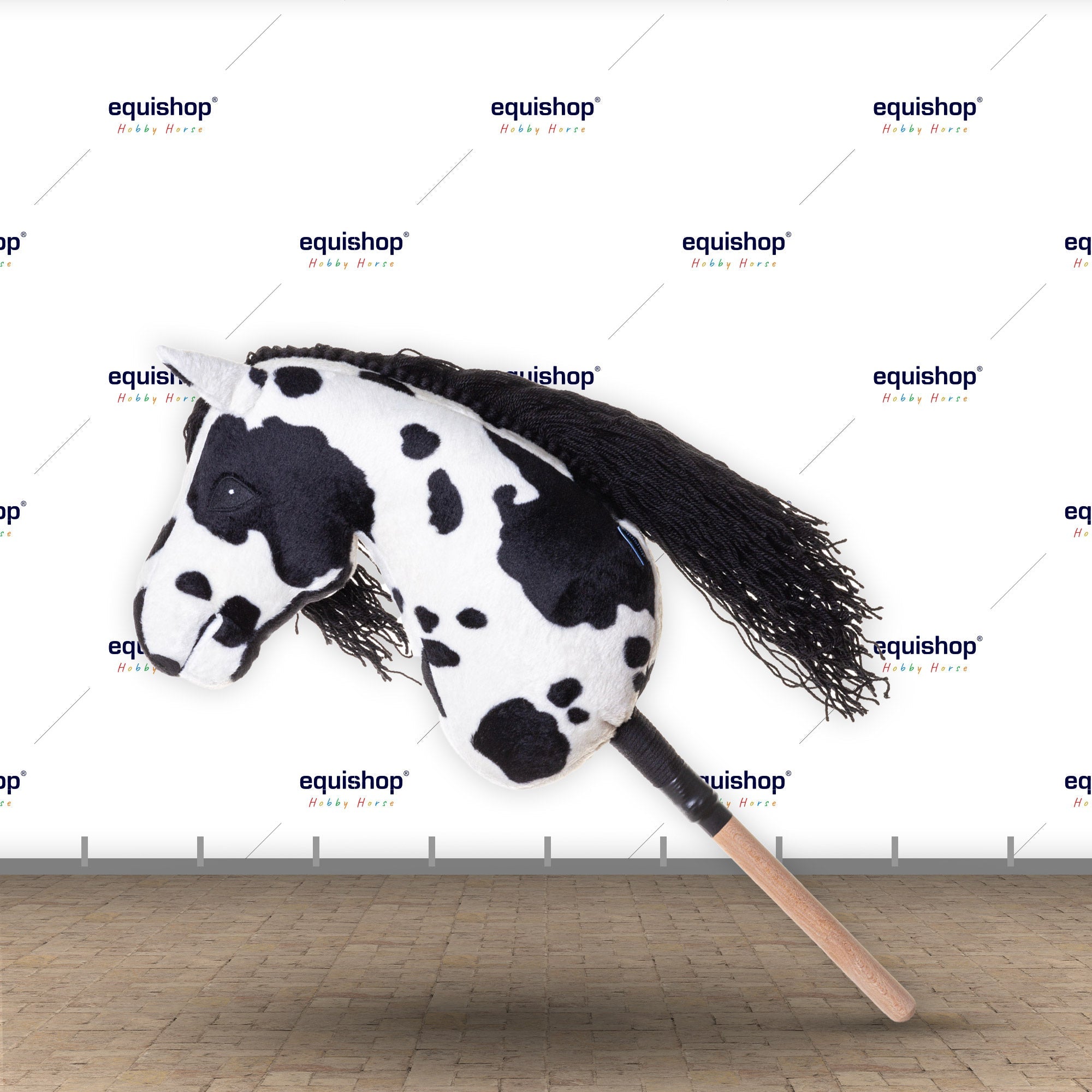 KOŃ NA KIJU HOBBY HORSE EQUISHOP KRÓWKA A3 PLUS OGŁOWIE GRATIS - Equishop Hobby Horse Equishop