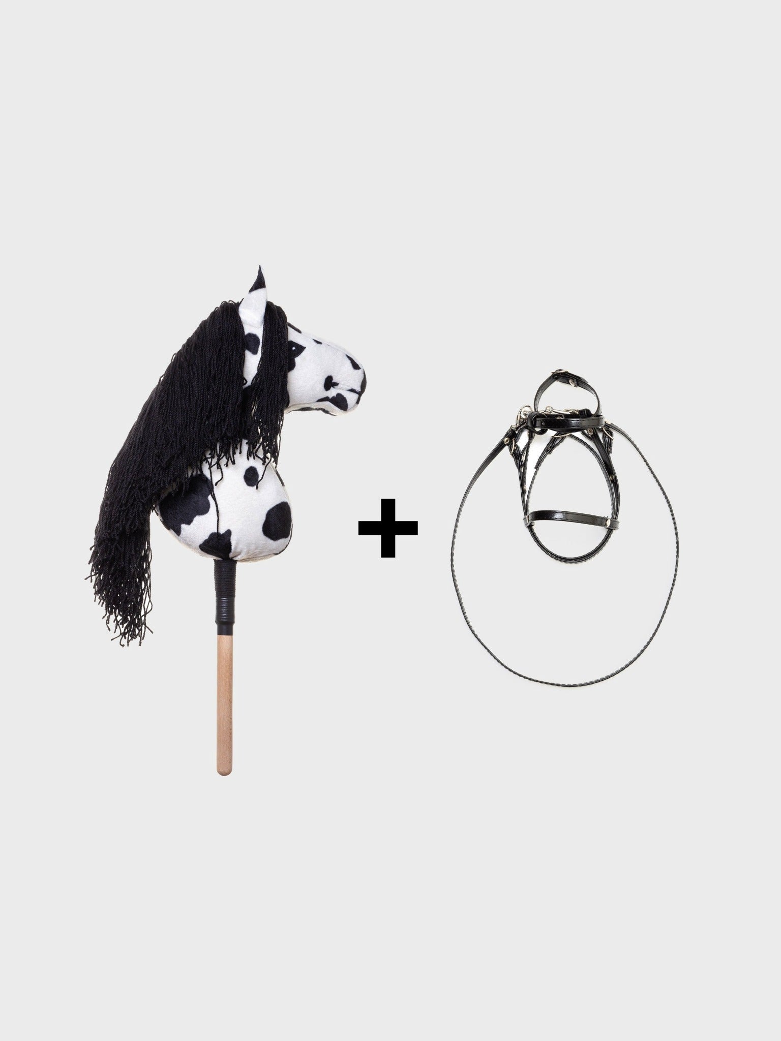 KOŃ NA KIJU HOBBY HORSE EQUISHOP KRÓWKA A3 PLUS OGŁOWIE GRATIS - Equishop Hobby Horse Equishop
