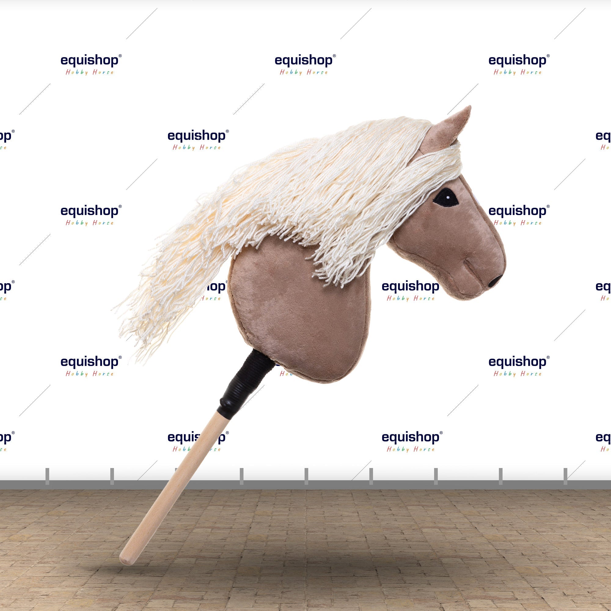 KOŃ NA KIJU HOBBY HORSE EQUISHOP PIANKA A3 PLUS OGŁOWIE GRATIS - Equishop Hobby Horse Equishop
