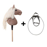 KOŃ NA KIJU HOBBY HORSE EQUISHOP PIANKA A3 PLUS OGŁOWIE GRATIS - Equishop Hobby Horse Equishop