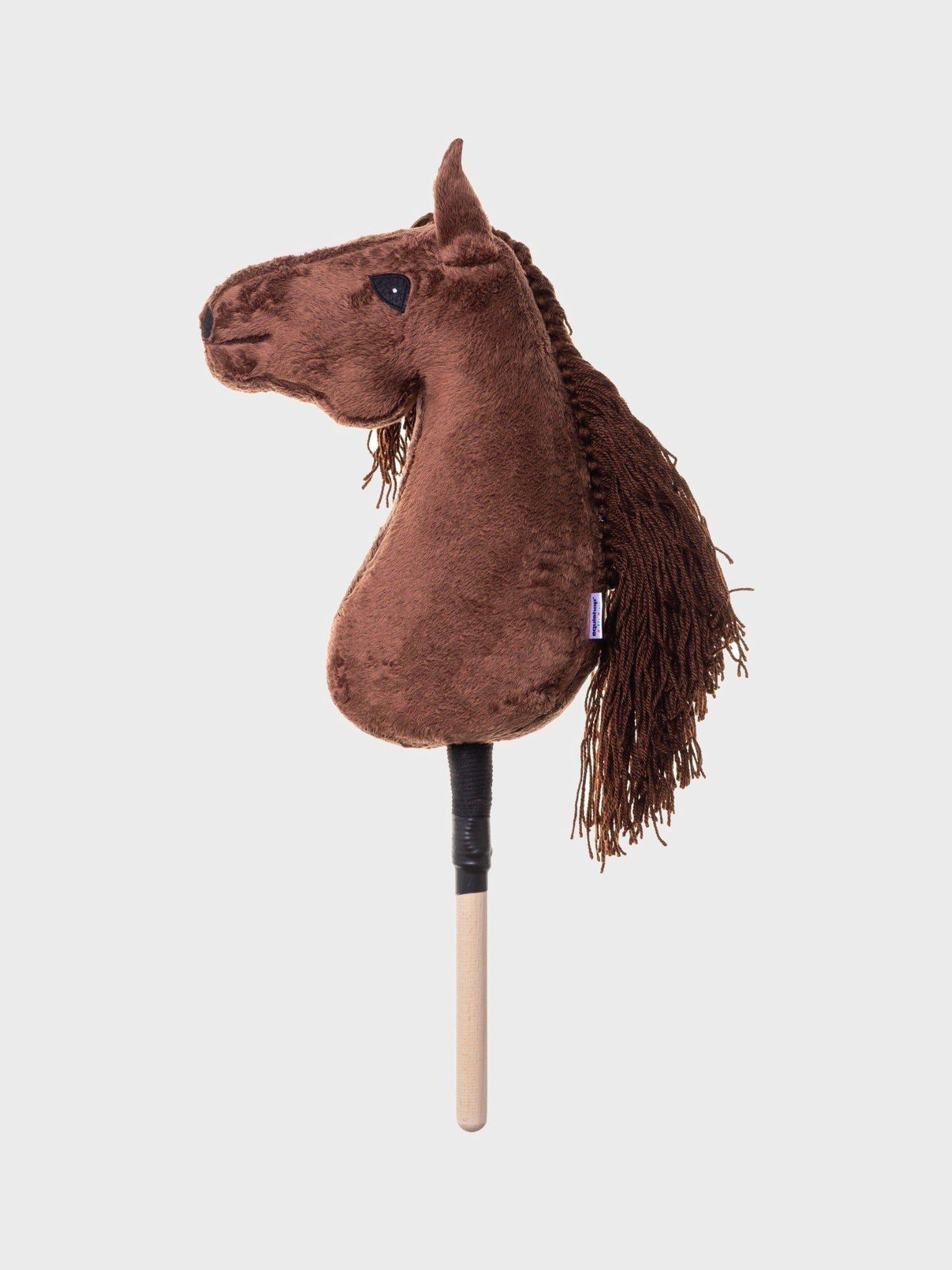 KOŃ NA PATYKU HOBBY HORSE EQUISHOP CYNAMONEK A3 PLUS OGŁOWIE GRATIS - Equishop Hobby Horse Equishop