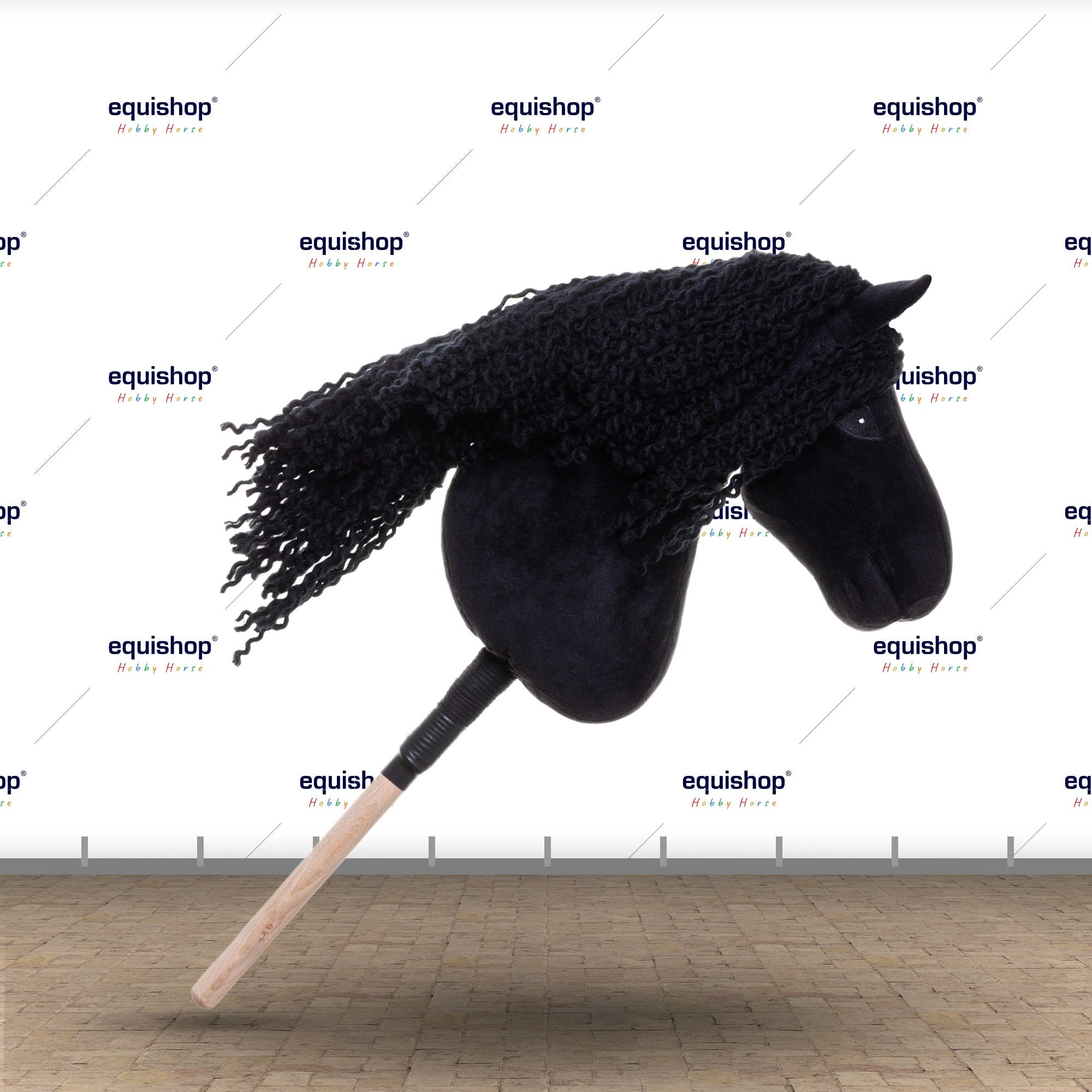 KOŃ NA PATYKU HOBBY HORSE EQUISHOP FRYZEK A3 PLUS OGŁOWIE GRATIS - Equishop Hobby Horse Equishop