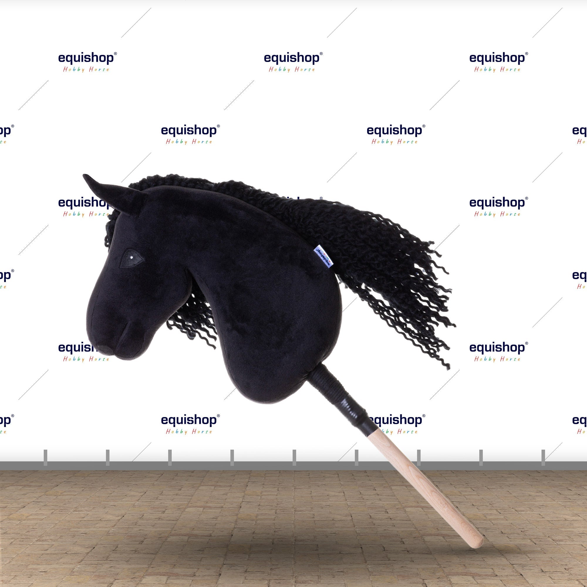 KOŃ NA PATYKU HOBBY HORSE EQUISHOP FRYZEK A3 PLUS OGŁOWIE GRATIS - Equishop Hobby Horse Equishop
