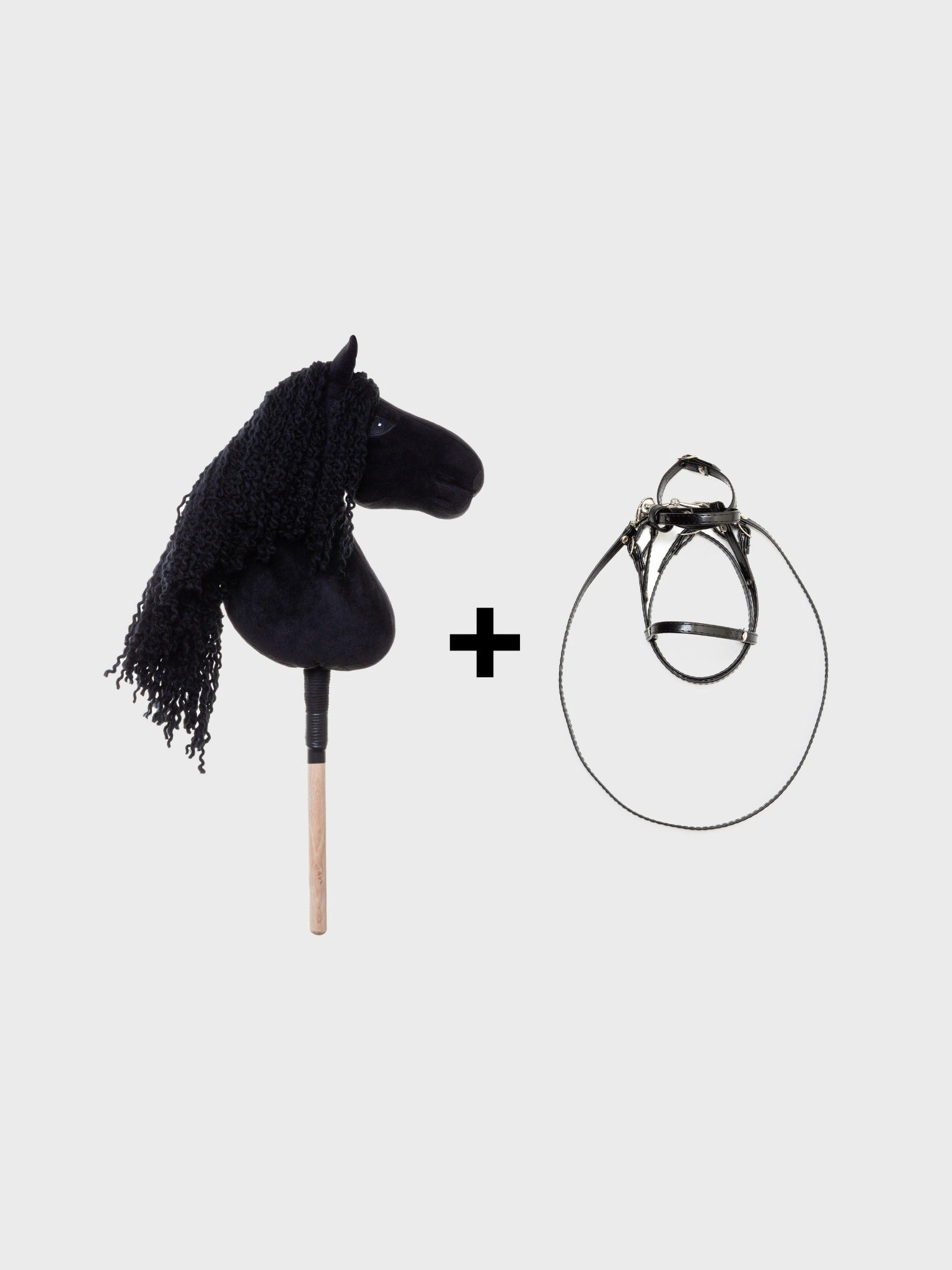 KOŃ NA PATYKU HOBBY HORSE EQUISHOP FRYZEK A3 PLUS OGŁOWIE GRATIS - Equishop Hobby Horse Equishop