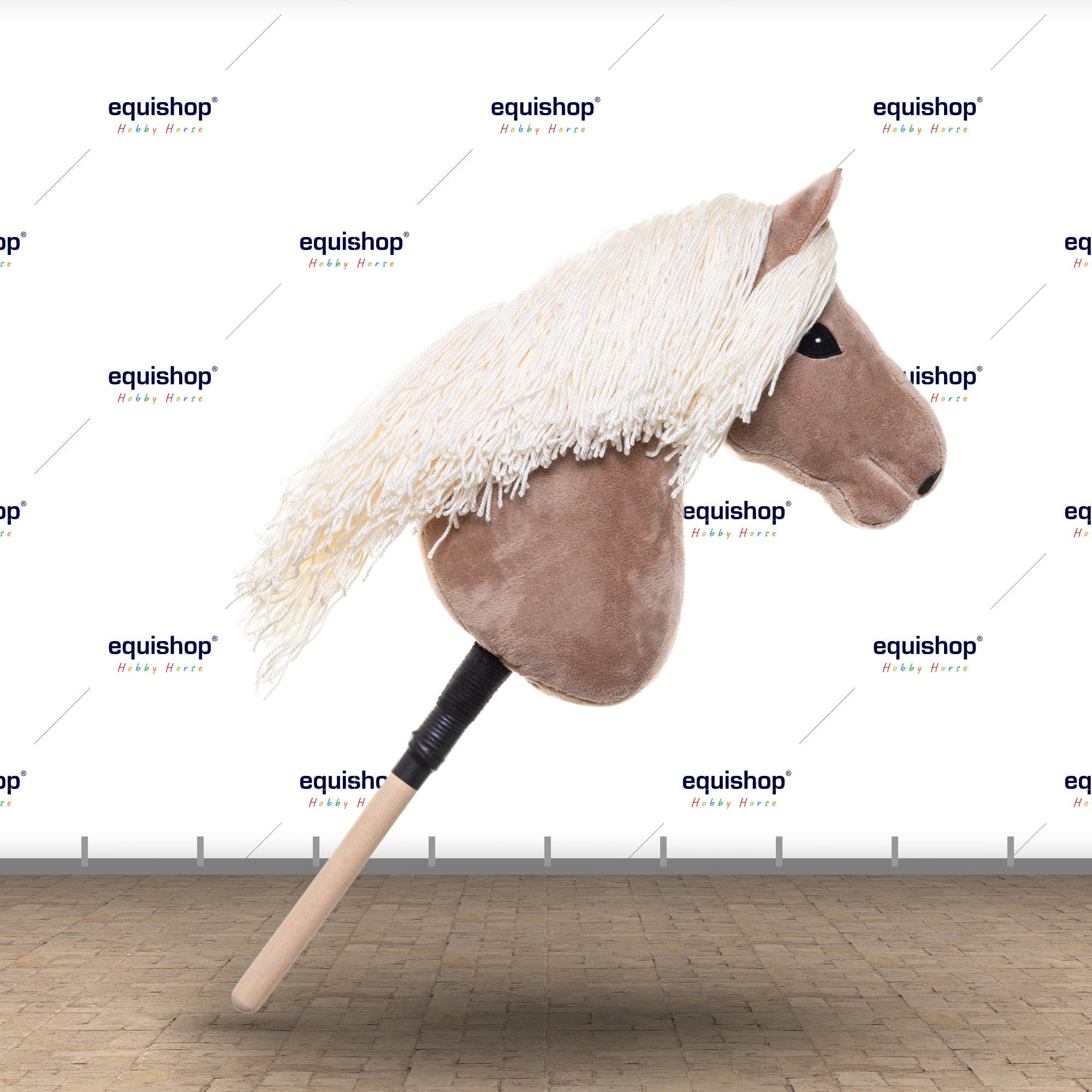 KOŃ NA PATYKU HOBBY HORSE EQUISHOP PTYŚ A3 PLUS OGŁOWIE GRATIS - Equishop Hobby Horse Equishop