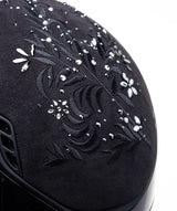 SAMSHIELD KASK MISS SHIELD 2.0 SHADOWGLOSSY / ELEGANT FLOWER SWARO JEWELLERY / MATT FRAME / CZARNY - Equishop Store Equishop