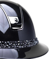SAMSHIELD KASK MISS SHIELD 2.0 SHADOWGLOSSY / GLOSSY GLACIER FB / BLACK SHINE / CZARNY - Equishop Store Equishop