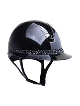 SAMSHIELD KASK MISS SHIELD 2.0 SHADOWGLOSSY / GLOSSY GLACIER FB / BLACK SHINE / CZARNY - Equishop Store Equishop