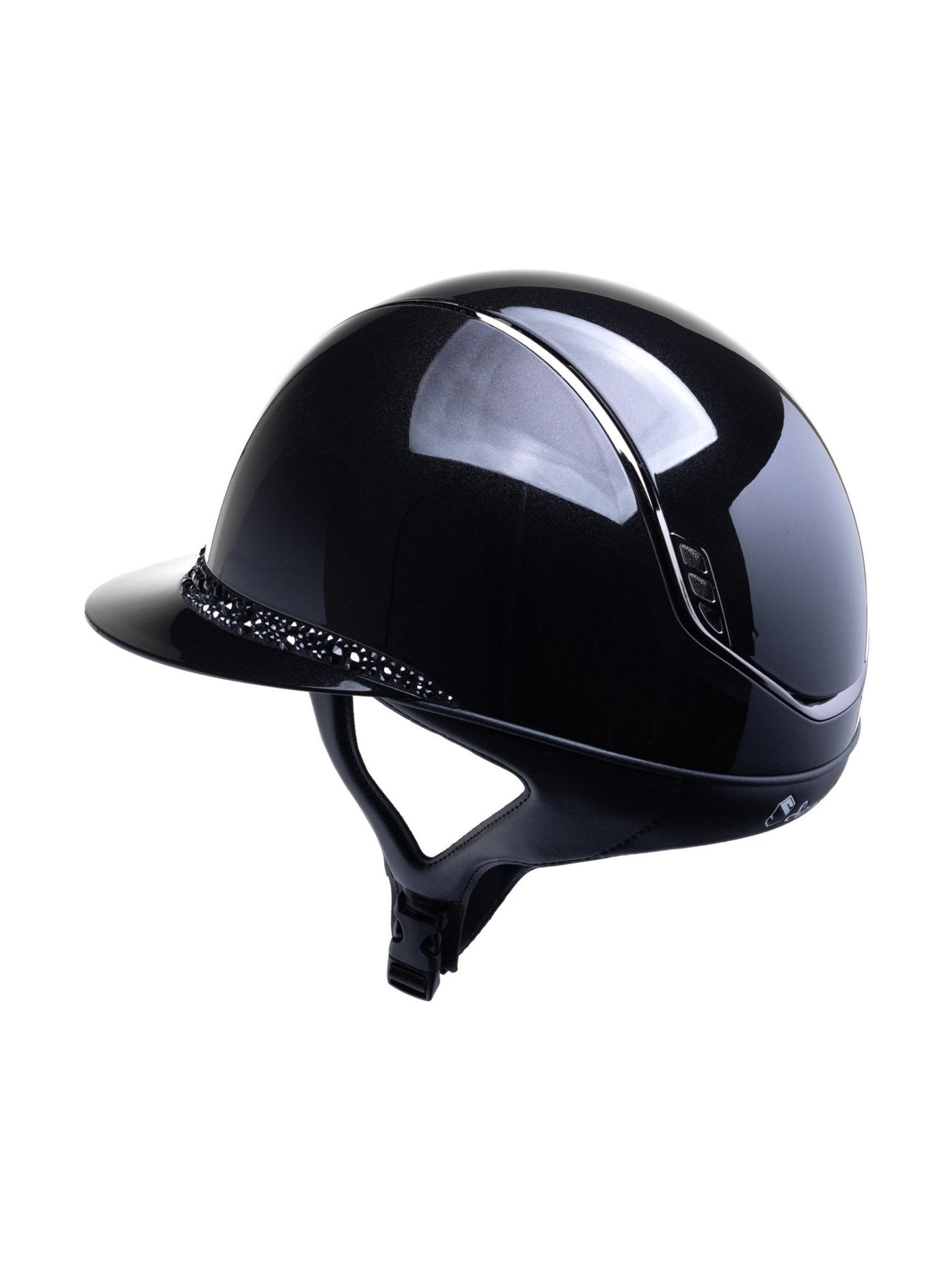 SAMSHIELD KASK MISS SHIELD 2.0 SHADOWGLOSSY / GLOSSY GLACIER FB / BLACK SHINE / CZARNY - Equishop Store Equishop