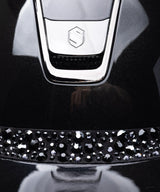 SAMSHIELD KASK MISS SHIELD 2.0 SHADOWGLOSSY / GLOSSY GLACIER FB / BLACK SHINE / CZARNY - Equishop Store Equishop