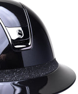 SAMSHIELD KASK MISS SHIELD 2.0 SHADOWGLOSSY / SHINY CRYSTAL FABRIC / BLACK SHINE FRAME / CZARNY - Equishop Store Equishop
