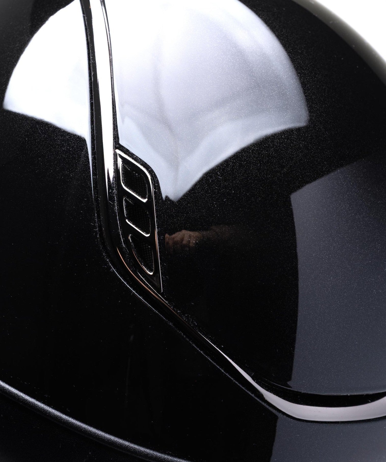 SAMSHIELD KASK MISS SHIELD 2.0 SHADOWGLOSSY / SHINY CRYSTAL FABRIC / BLACK SHINE FRAME / CZARNY - Equishop Store Equishop