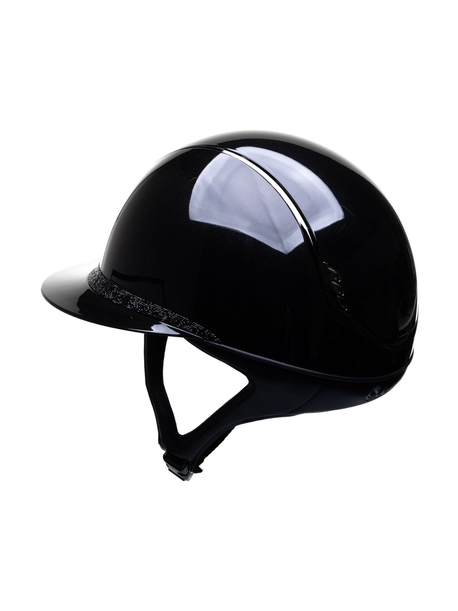 SAMSHIELD KASK MISS SHIELD 2.0 SHADOWGLOSSY / SPARKLING ULTRA FINE ROCK / BLACK SHINE / CZARNY - Equishop Store Equishop