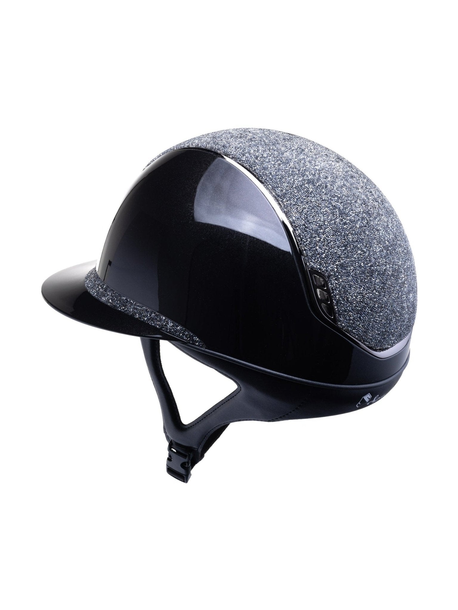 SAMSHIELD KASK MISS SHIELD 2.0 SHADOWGLOSSY/SPARKLING ULTRA FINE ROCK NIGHT SHD/BLACK SHINE/CZARNY - Equishop Store Equishop