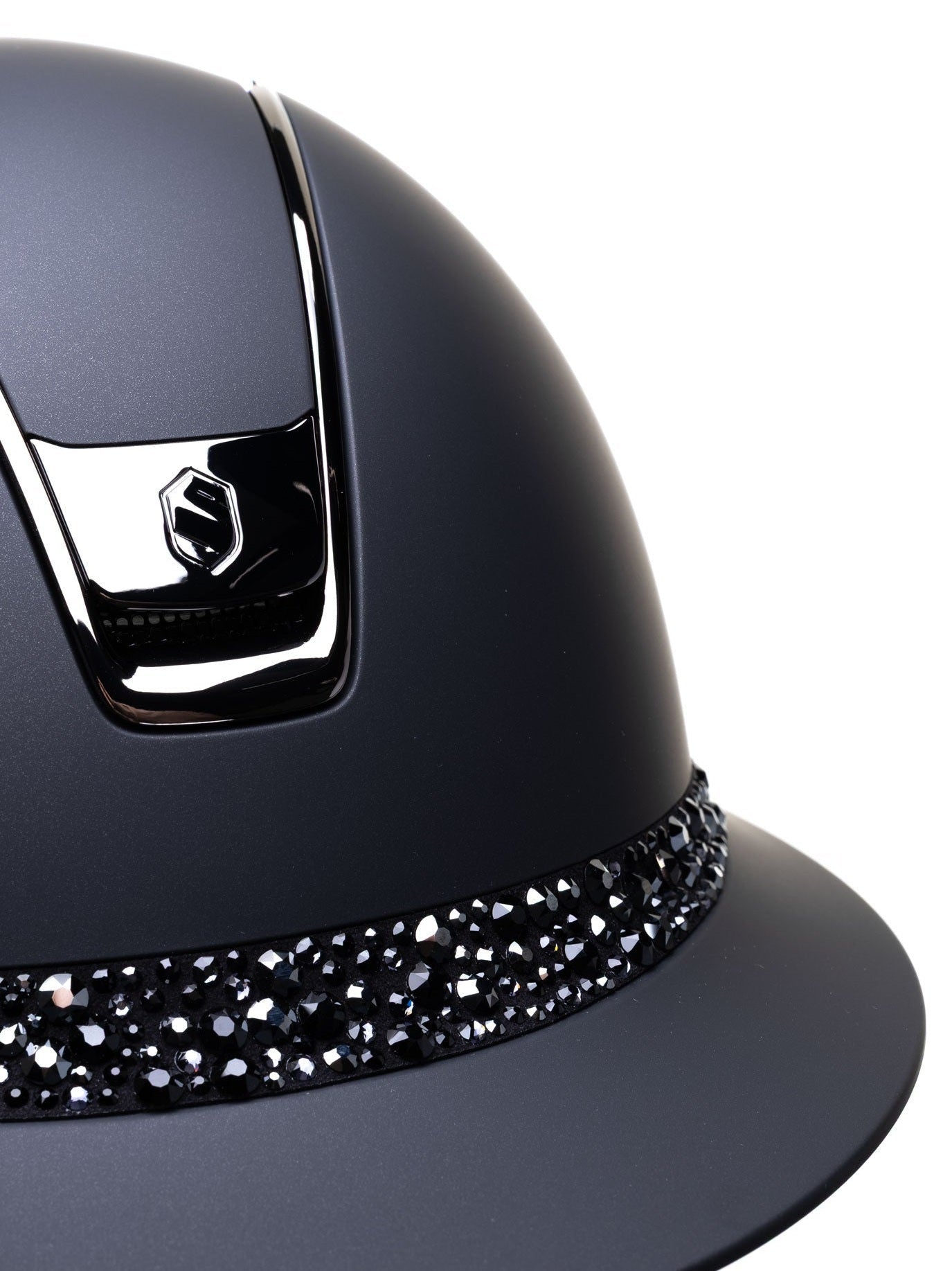 SAMSHIELD KASK MISS SHIELD 2.0 SHADOWMATT / GLOSSY GLACIER FB / BLACK SHINE / CZARNY - Equishop Store Equishop