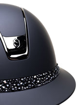 SAMSHIELD KASK MISS SHIELD 2.0 SHADOWMATT / GLOSSY GLACIER FB / BLACK SHINE / CZARNY - Equishop Store Equishop