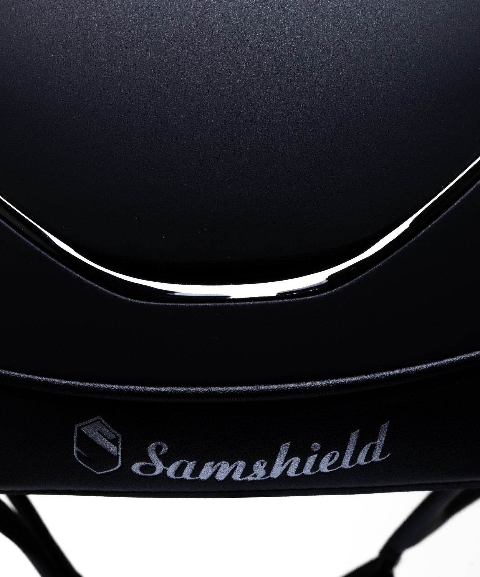 SAMSHIELD KASK MISS SHIELD 2.0 SHADOWMATT / ROYAL TIARA / 5 SWAROVSKI JETH / BLACK SHINE / CZARNY - Equishop Store Equishop