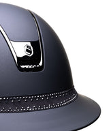 SAMSHIELD KASK MISS SHIELD 2.0 SHADOWMATT / ROYAL TIARA / 5 SWAROVSKI JETH / BLACK SHINE / CZARNY - Equishop Store Equishop