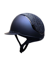 SAMSHIELD KASK MISS SHIELD 2.0 SHADOWMATT / SPARKLING ULTRA FINE ROCK COSMIC NIGHT / GRANATOWY - Equishop Store Equishop