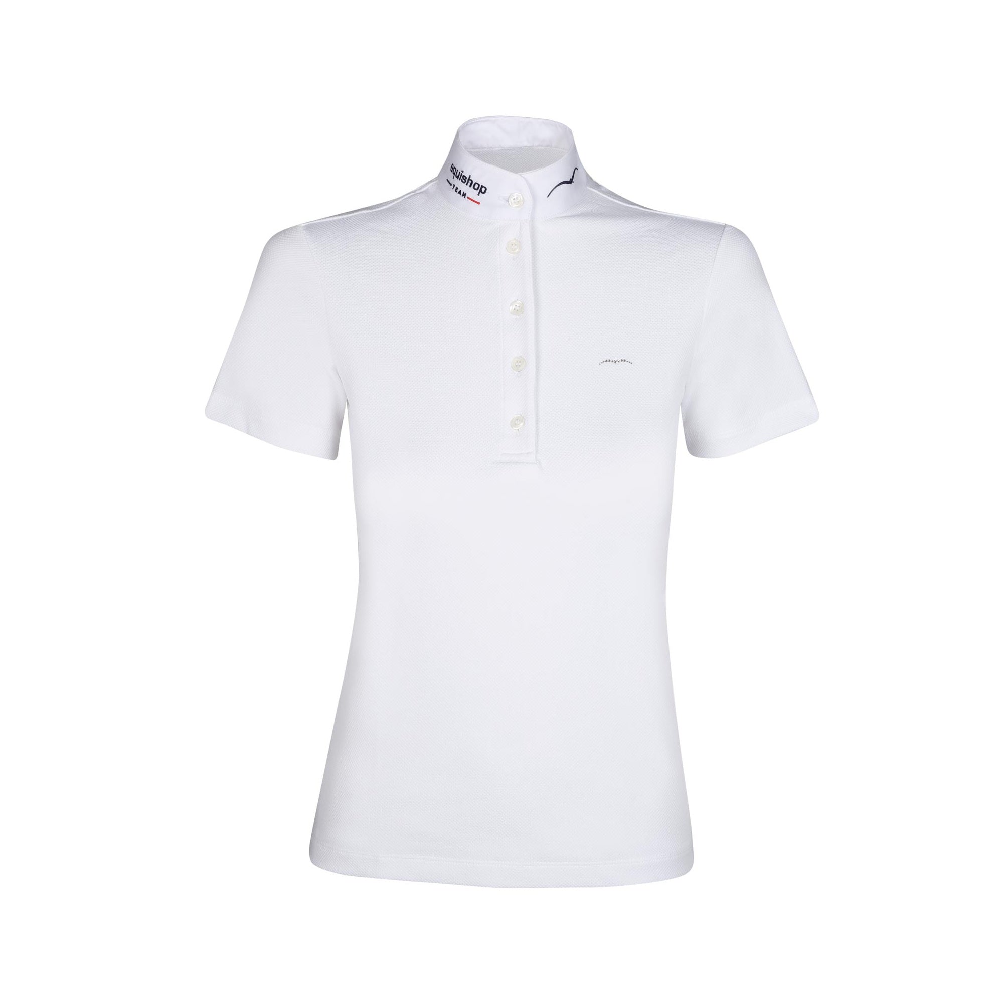 EQUISHOP TEAM BY ANIMO KOSZULKA JEŹDZIECKA POLO Z KRÓTKIM RĘKAWEM DAMSKA