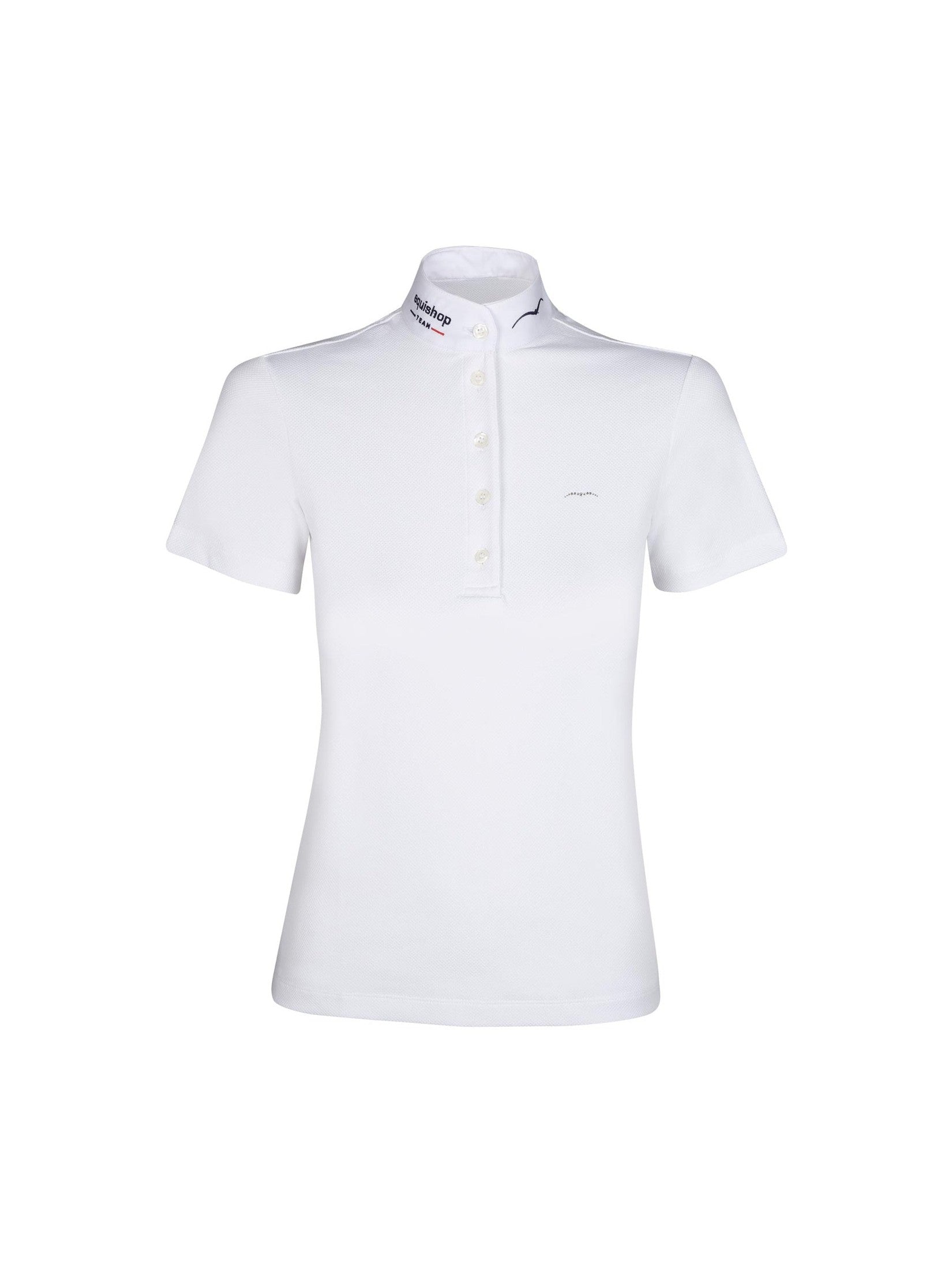 EQUISHOP TEAM BY ANIMO KOSZULKA JEŹDZIECKA POLO Z KRÓTKIM RĘKAWEM DAMSKA