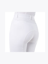 EQUISHOP TEAM SOFTSHELL BRYCZESY JEŹDZIECKIE Z PEŁNYM LEJEM SILIKONOWYM DAMSKIE BIAŁE