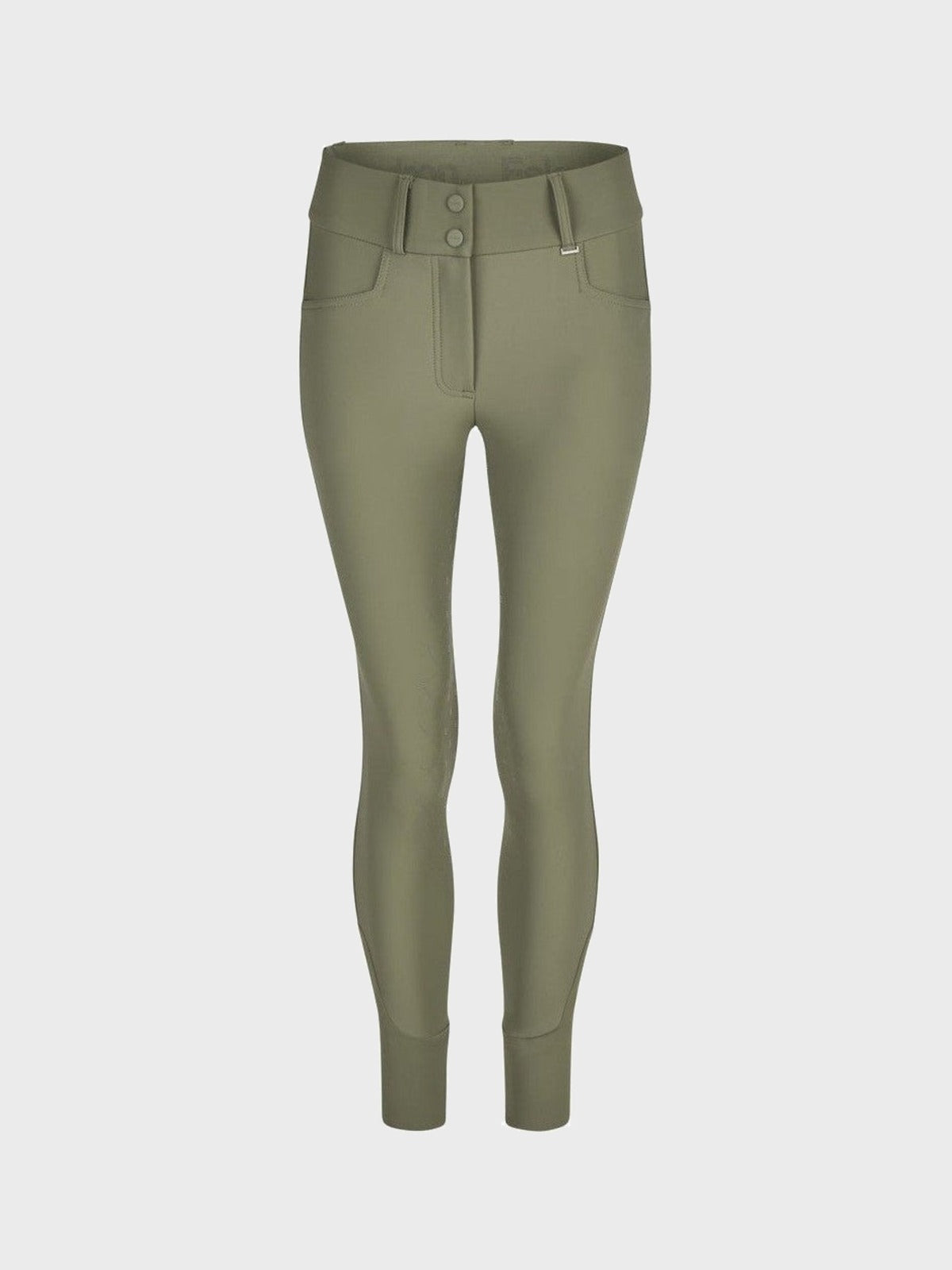 ESKADRON BRYCZESY JEŹDZIECKIE Z PEŁNYM LEJEM DAMSKIE OLIVE CLASSIC SPORTS - Eskadron Equishop