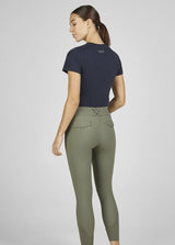 ESKADRON BRYCZESY JEŹDZIECKIE Z PEŁNYM LEJEM DAMSKIE OLIVE CLASSIC SPORTS - Eskadron Equishop