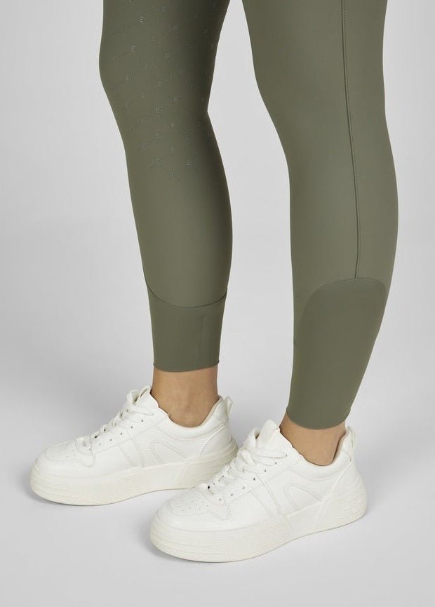 ESKADRON BRYCZESY JEŹDZIECKIE Z PEŁNYM LEJEM DAMSKIE OLIVE CLASSIC SPORTS - Eskadron Equishop