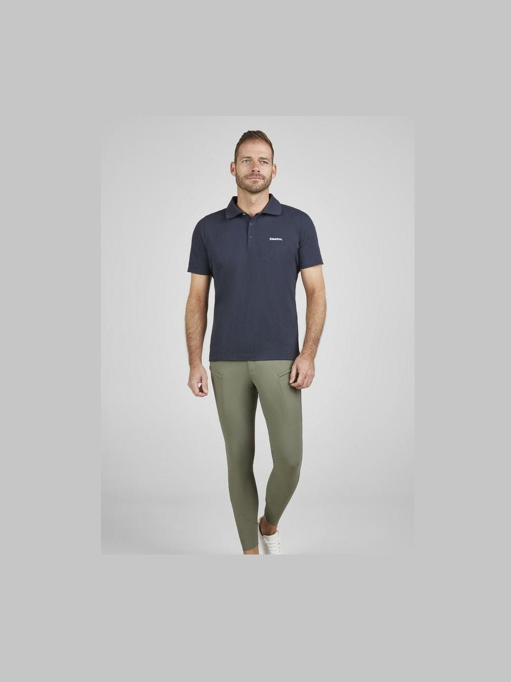 ESKADRON JEŹDZIECKA KOSZULKA POLO Z GUZIKAMI MĘSKA CLASSIC SPORTS - Eskadron Equishop