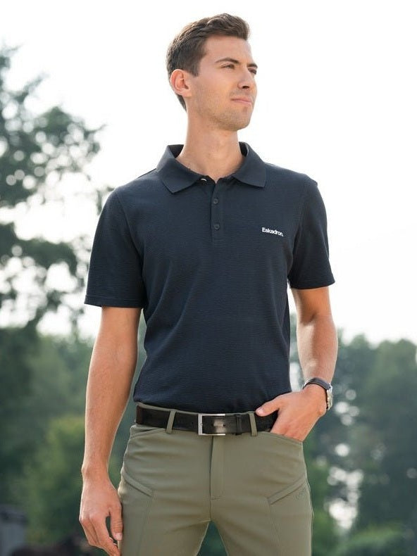 ESKADRON JEŹDZIECKA KOSZULKA POLO Z GUZIKAMI MĘSKA CLASSIC SPORTS - Eskadron Equishop
